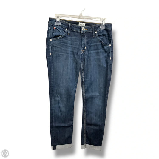 Jeans Straight By Hudson In Blue Denim, Size: 4