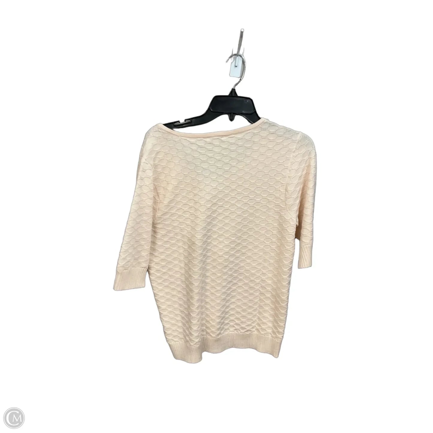 Top Short Sleeve By Ella Moss In Peach, Size: M