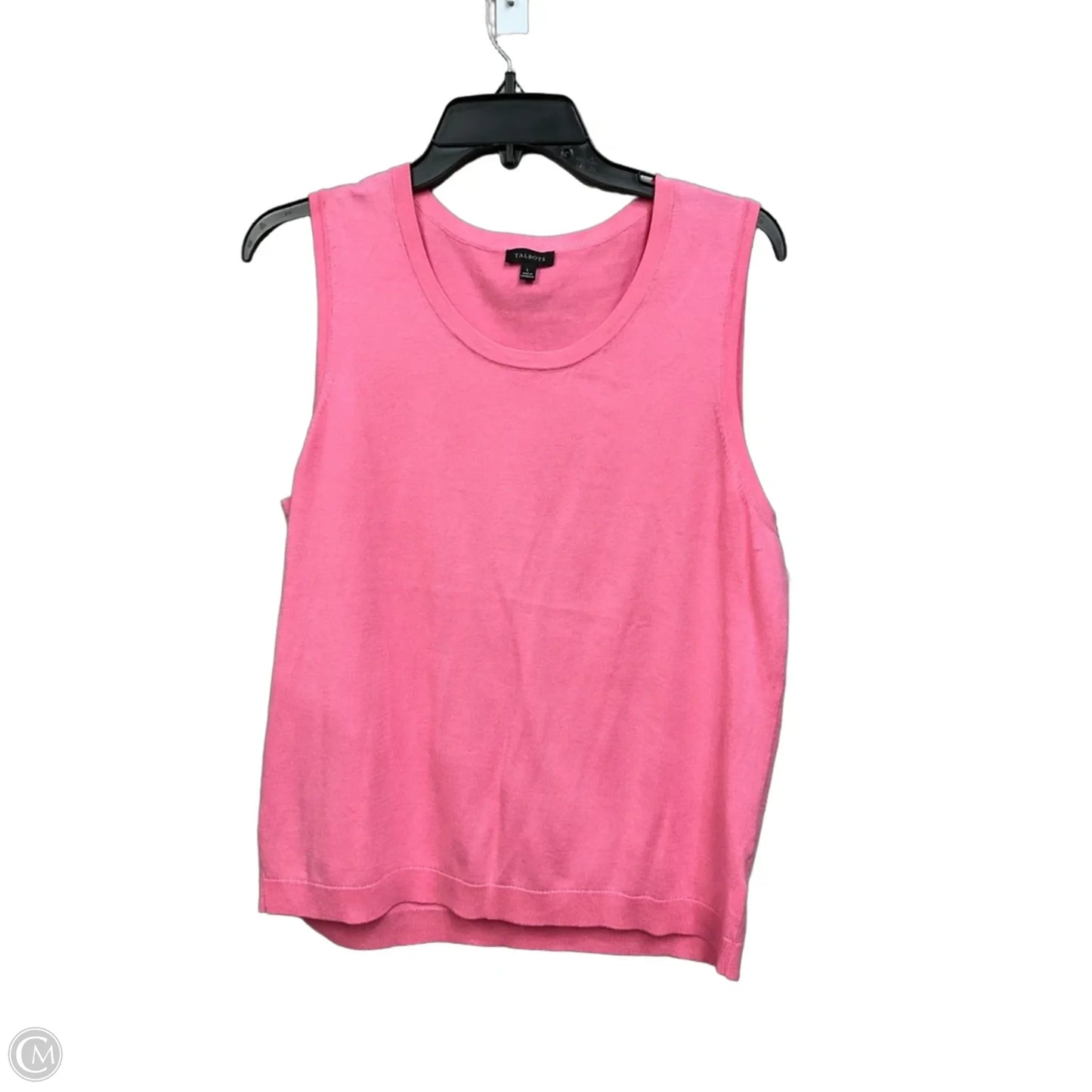 Tank Top By Talbots In Pink, Size: L
