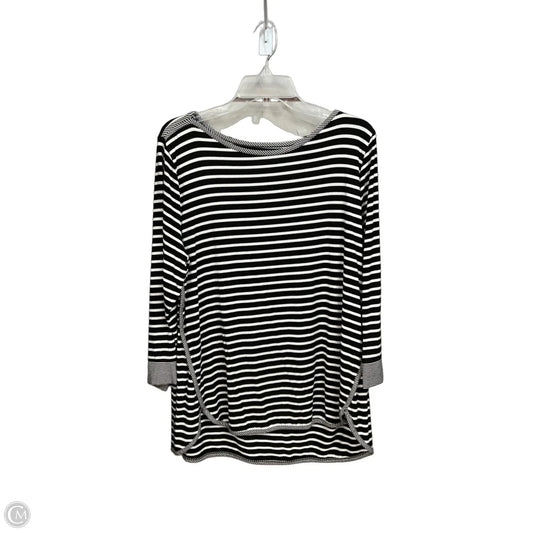 Top Long Sleeve By Talbots In Striped Pattern, Size: Xl