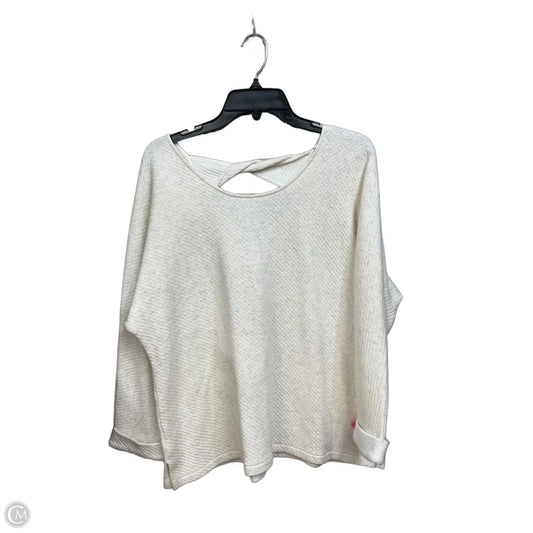 Top Long Sleeve By Talbots In Cream, Size: Xl