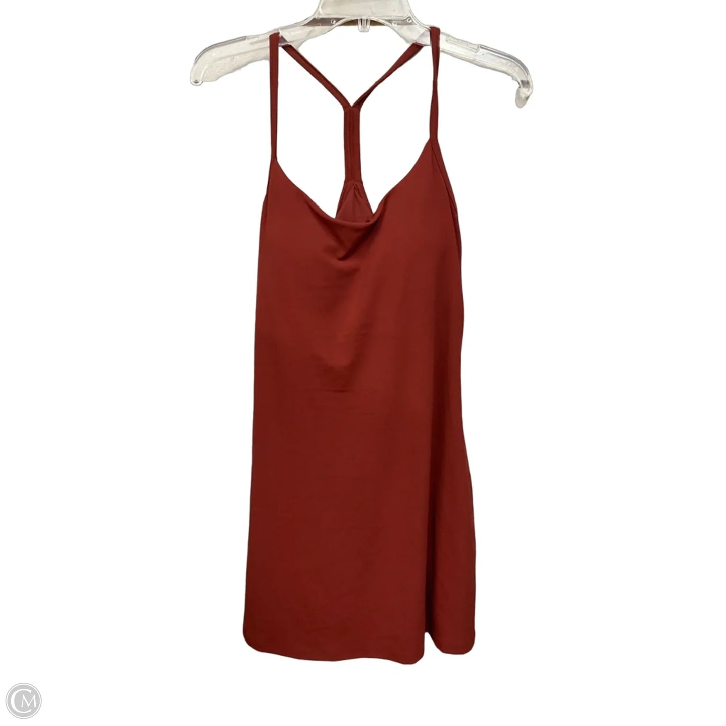 Athletic Dress By Lululemon In Orange, Size: L