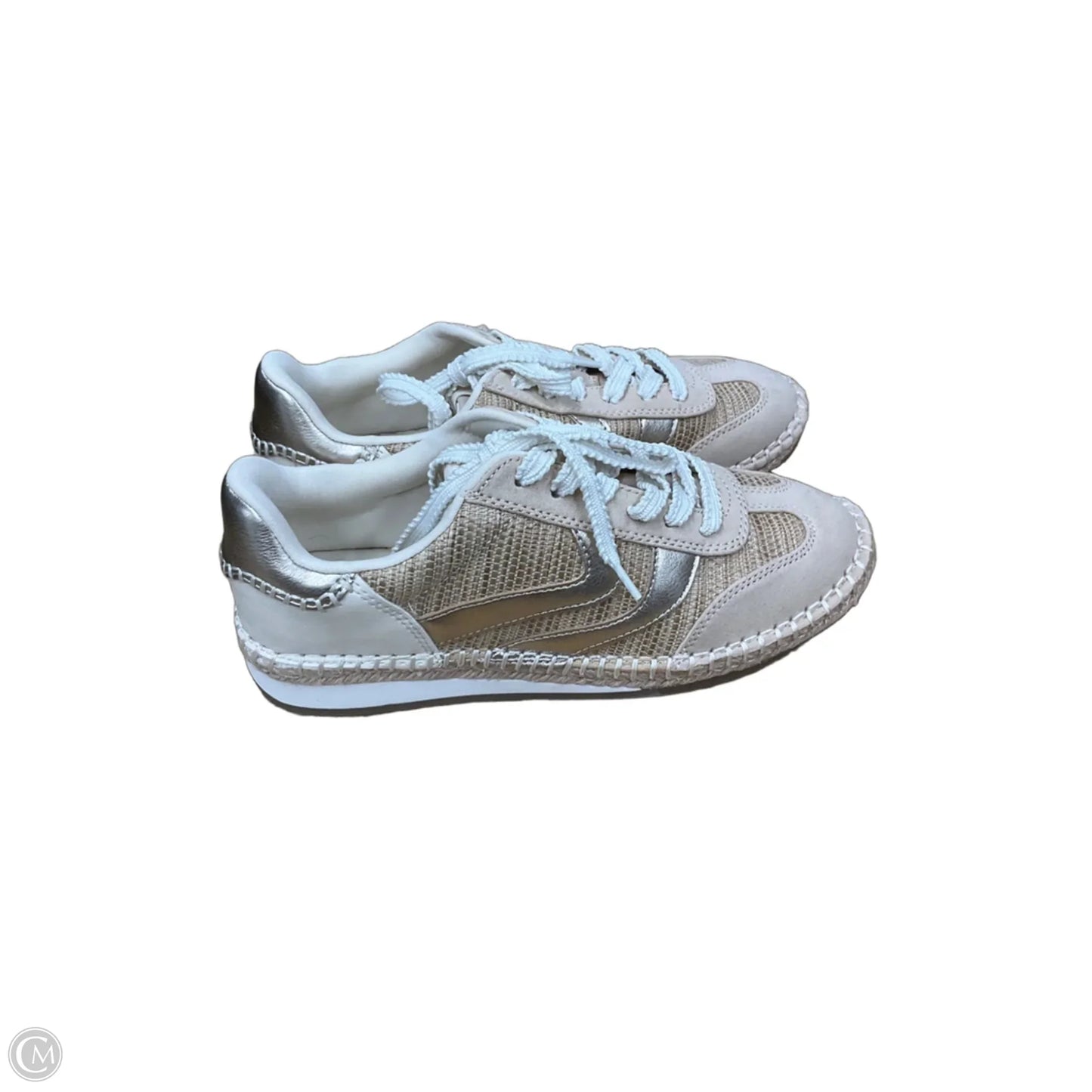 Shoes Sneakers By Universal Thread In Gold, Size: 7.5