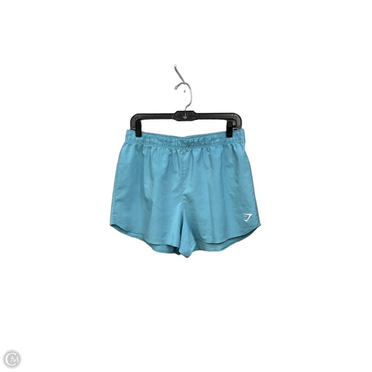 Athletic Shorts By Gym Shark In Teal, Size: L