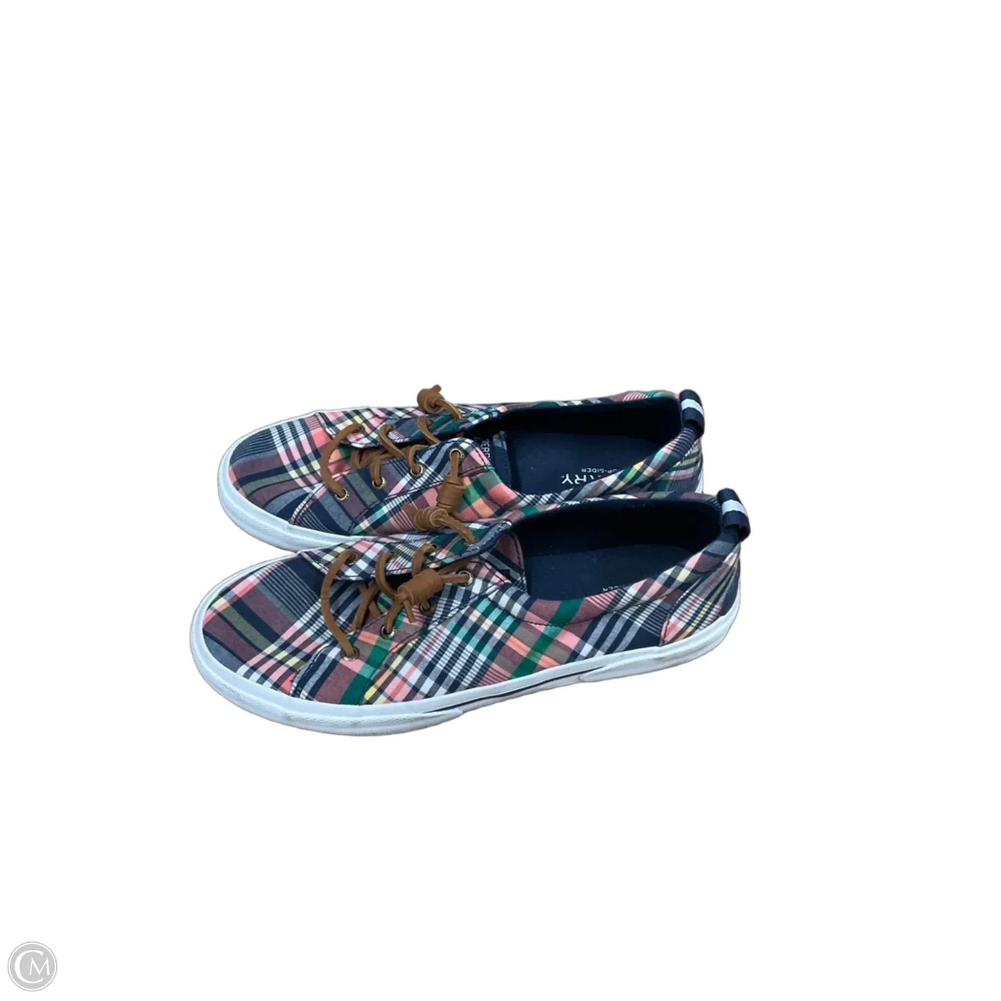 Shoes Flats By Sperry In Plaid Pattern, Size: 8
