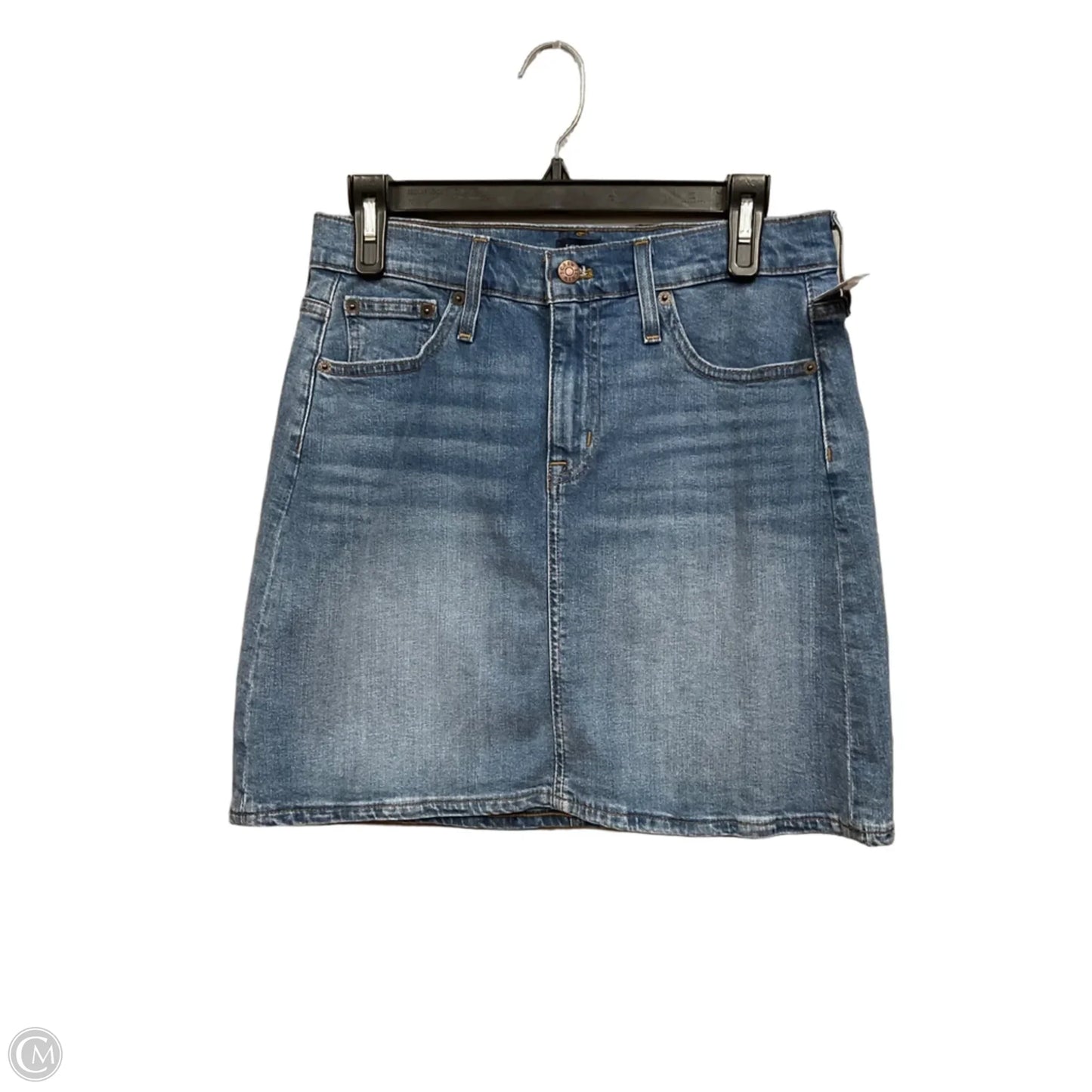 Skirt Mini & Short By J. Crew In Blue Denim, Size: 4