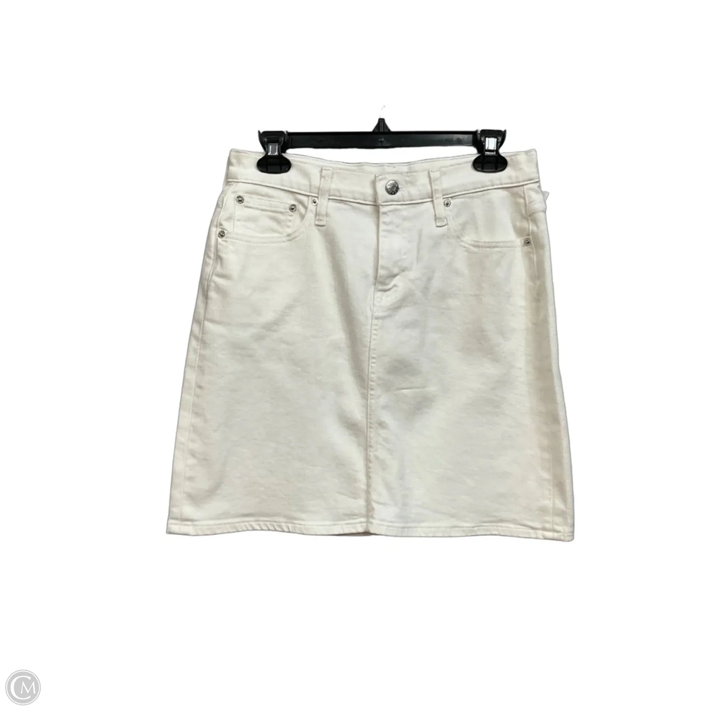 Skirt Mini & Short By J. Crew In Cream Denim, Size: 4