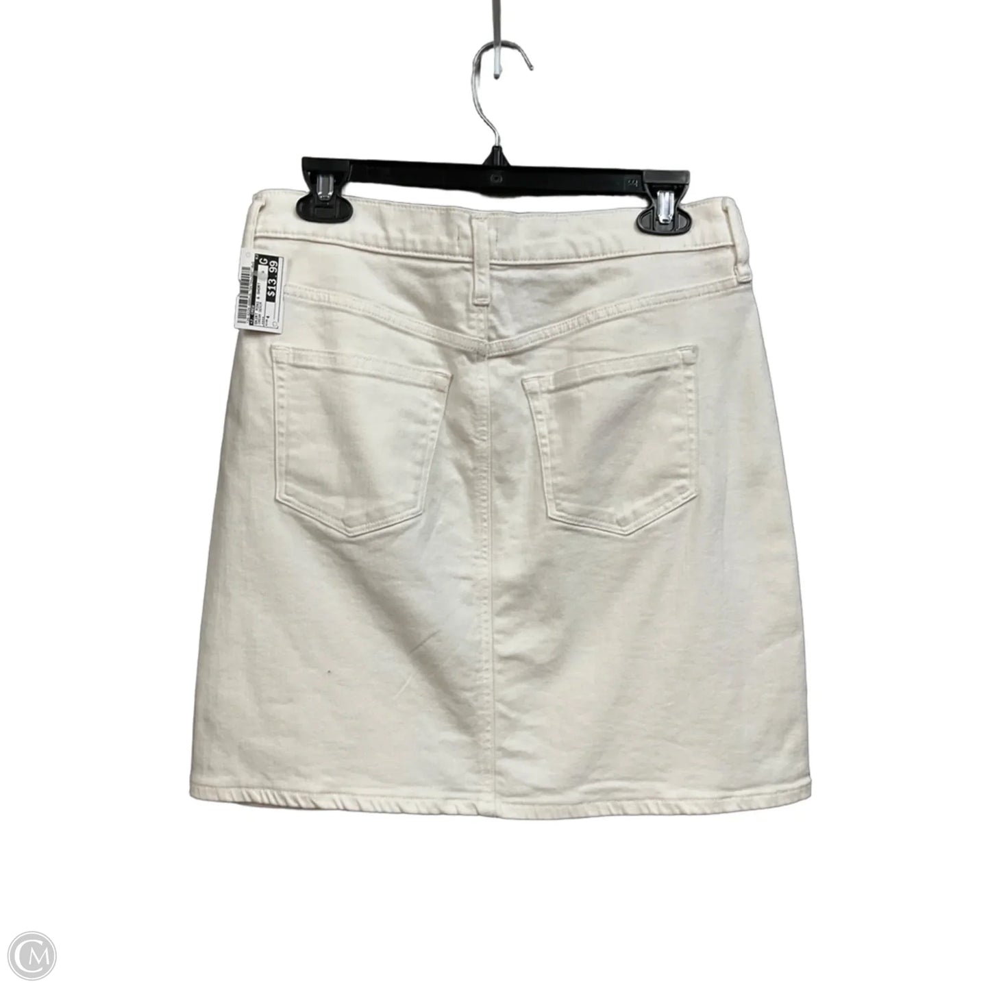 Skirt Mini & Short By J. Crew In Cream Denim, Size: 4