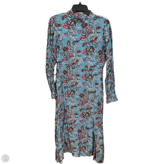 Dress Casual Midi By Loft In Floral Print, Size: Xs