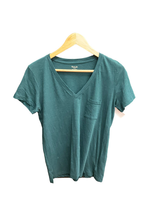 Green Top Short Sleeve Madewell, Size S