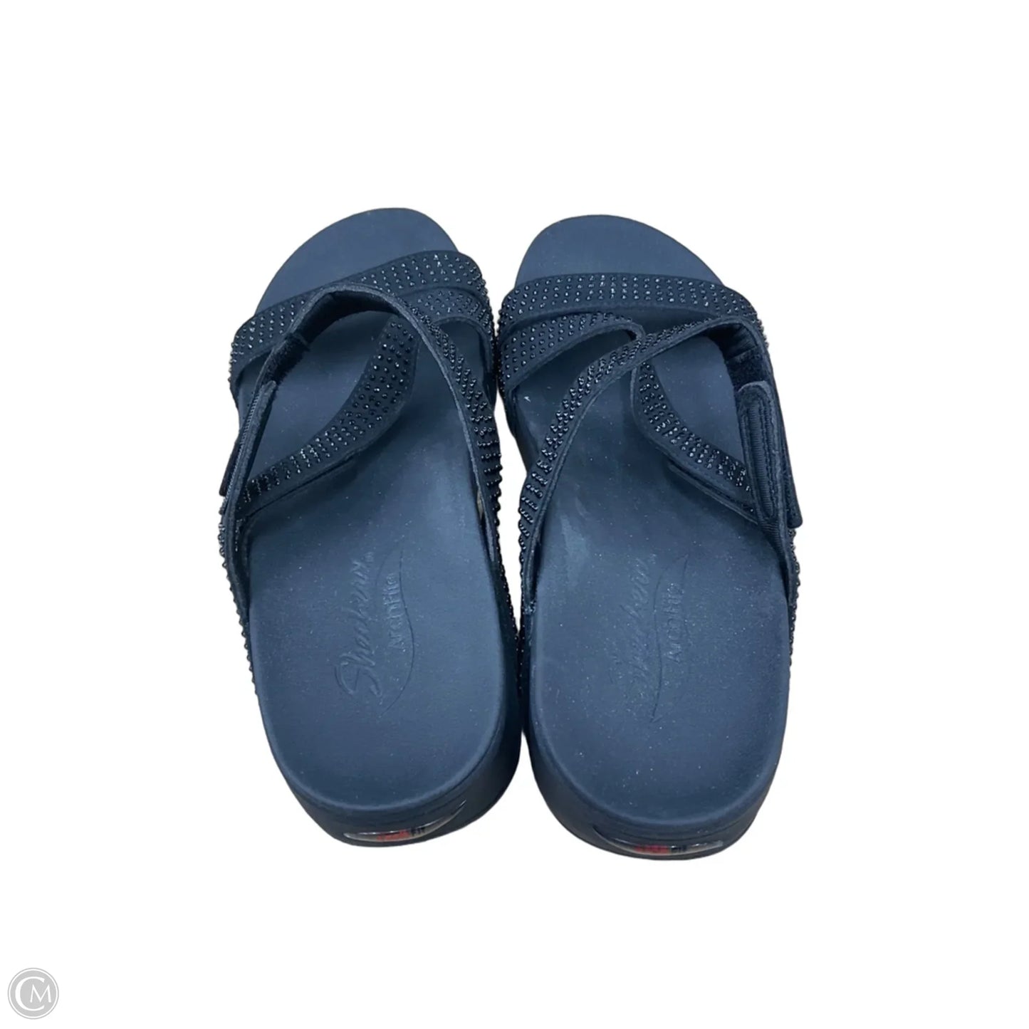 Sandals Flats By Skechers In Black, Size: 11