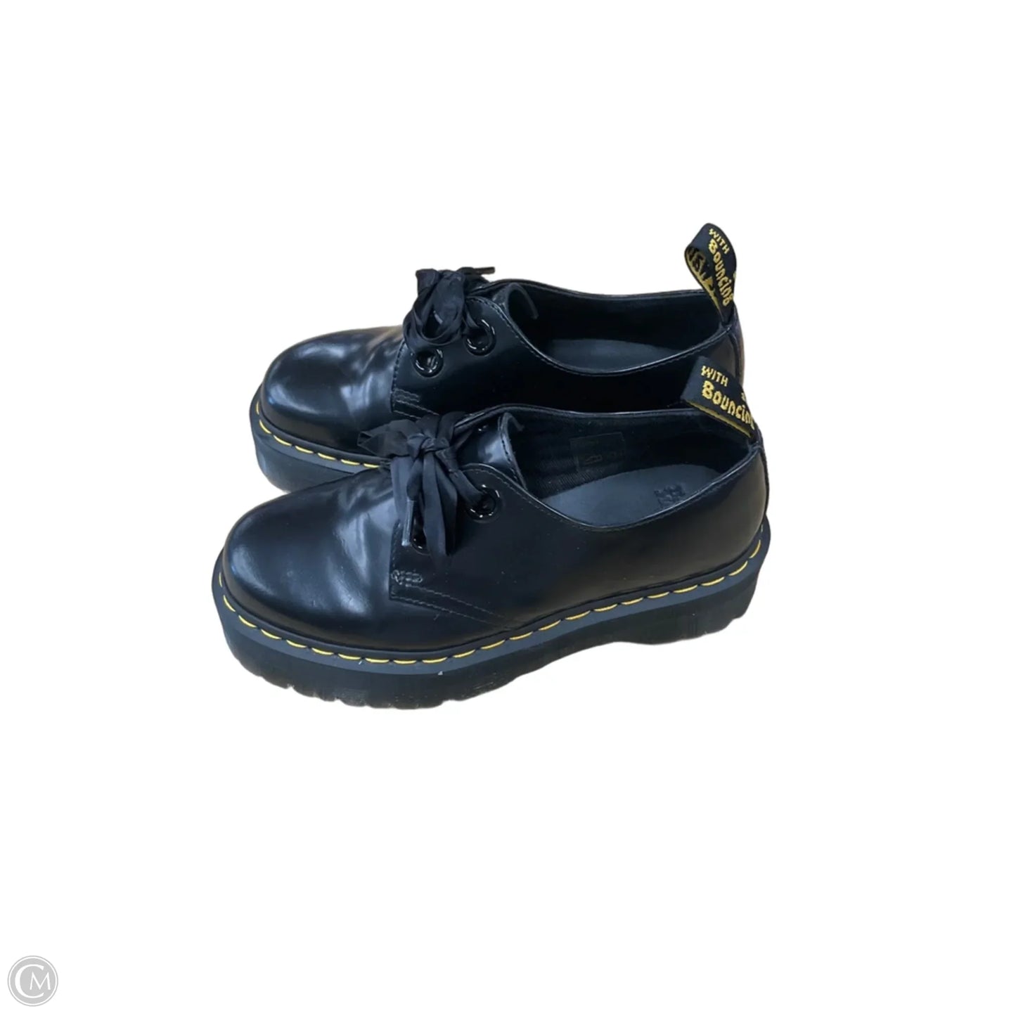 Shoes Flats By Dr Martens In Black, Size: 8