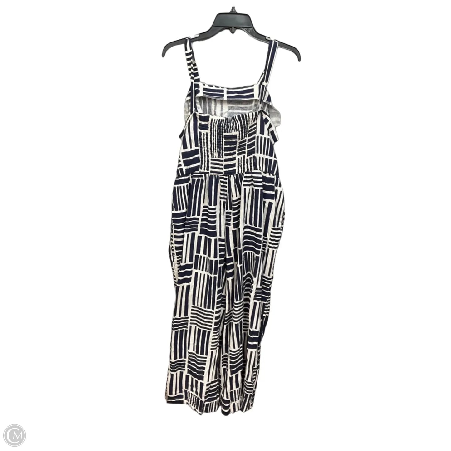 Jumpsuit By Lane Bryant In Blue & White, Size: 2x