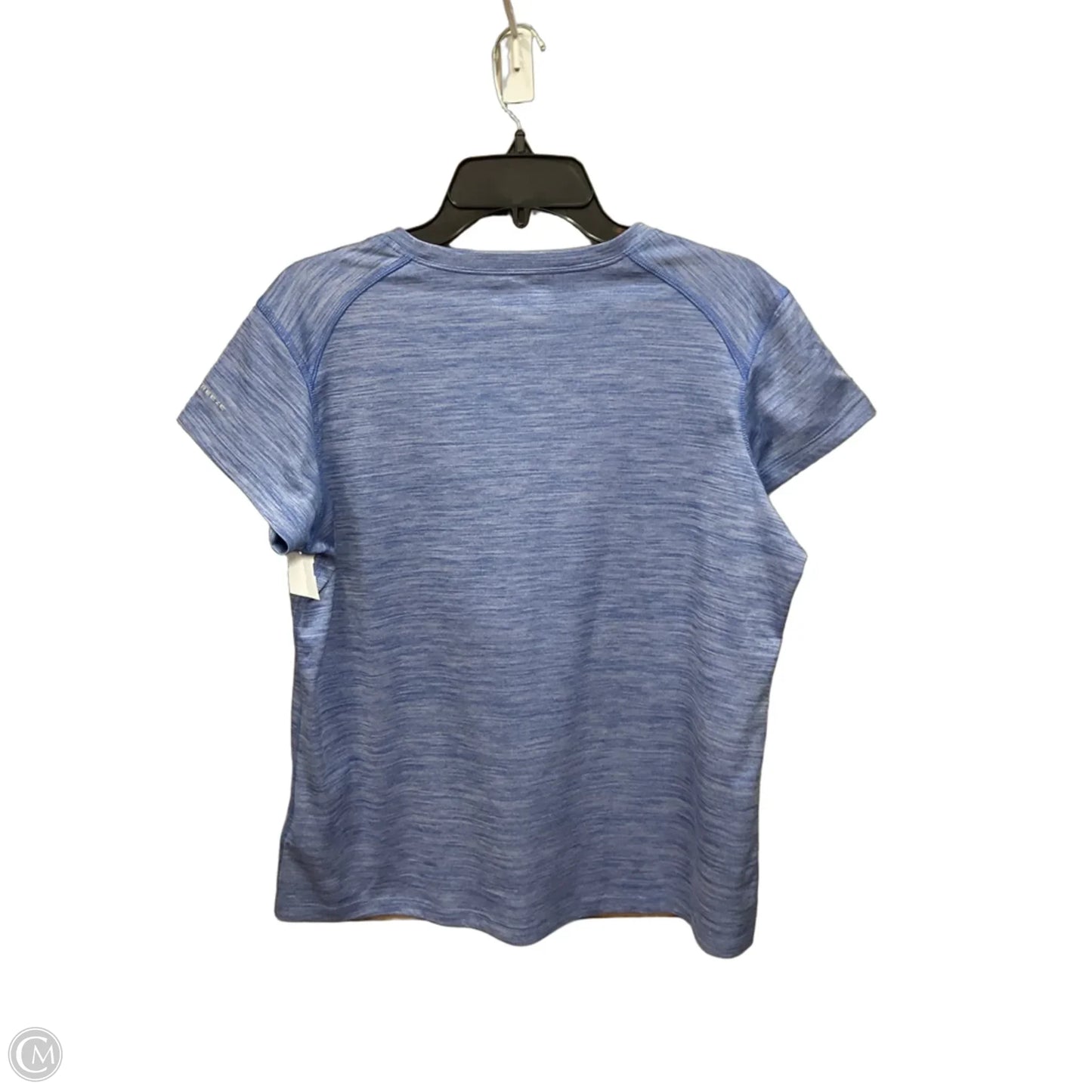 Athletic Top Short Sleeve By Columbia In Blue, Size: Xl