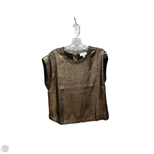 Top Sleeveless By Evereve In Bronze, Size: M