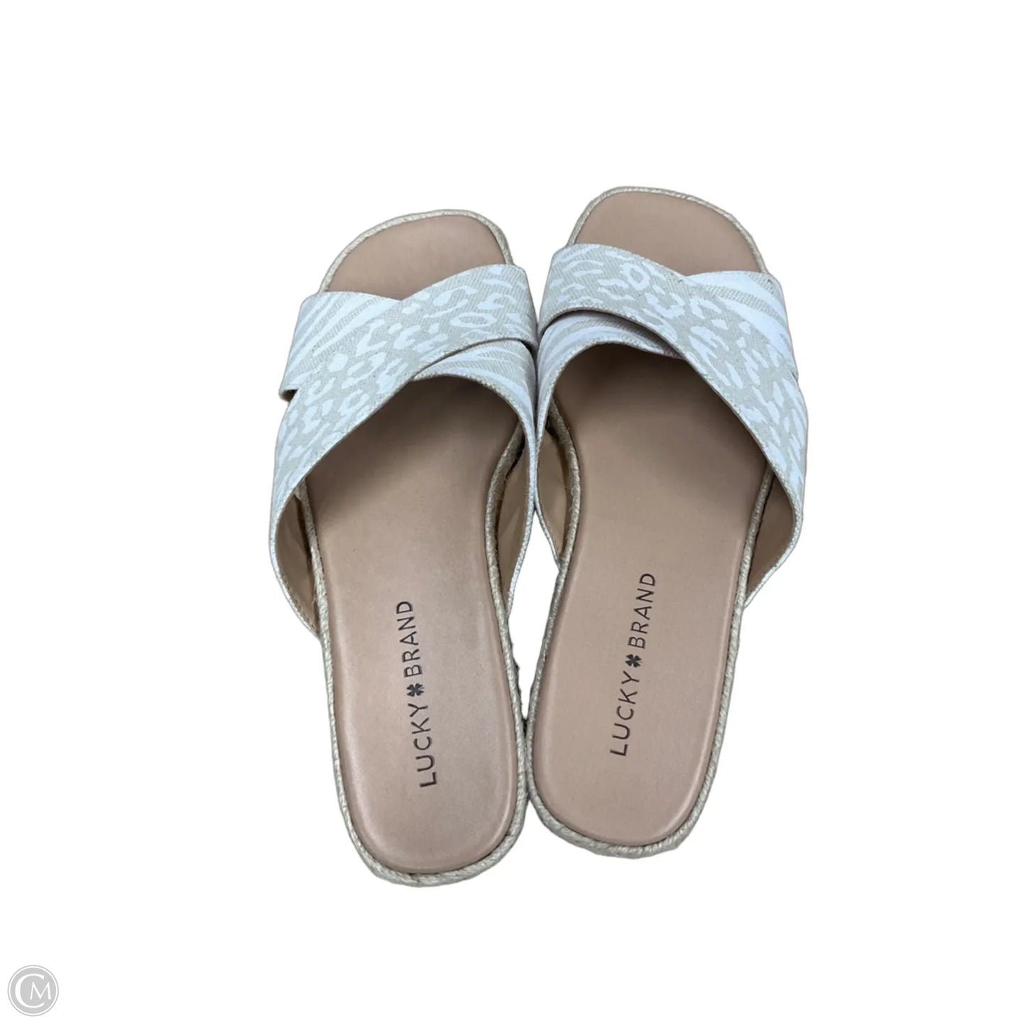 Sandals Flats By Lucky Brand In Animal Print, Size: 9