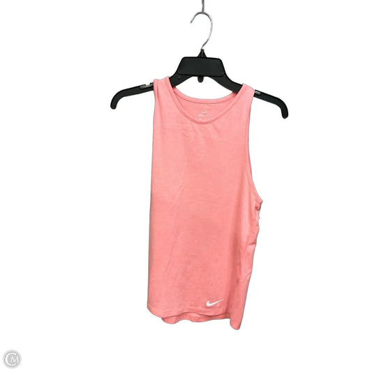 Athletic Tank Top By Nike Apparel In Orange, Size: S