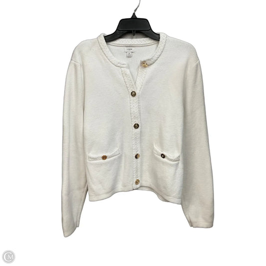 Cardigan By J. Crew In White, Size: Xl