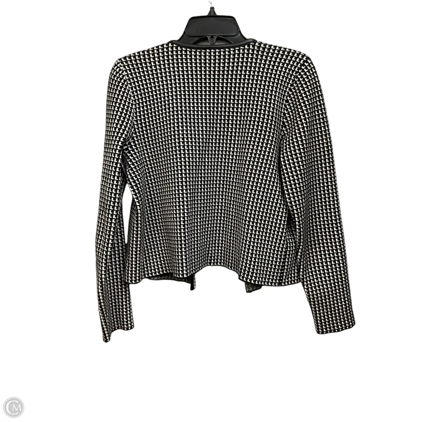 Cardigan By Ann Taylor In Black & White, Size: M