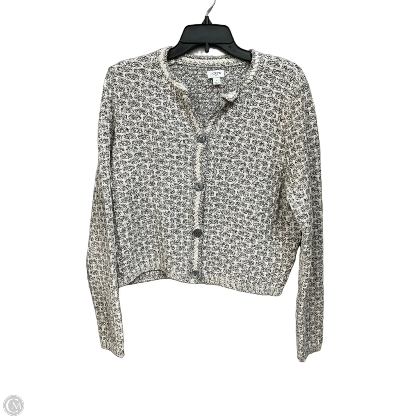 Cardigan By J. Crew In Black & White, Size: L