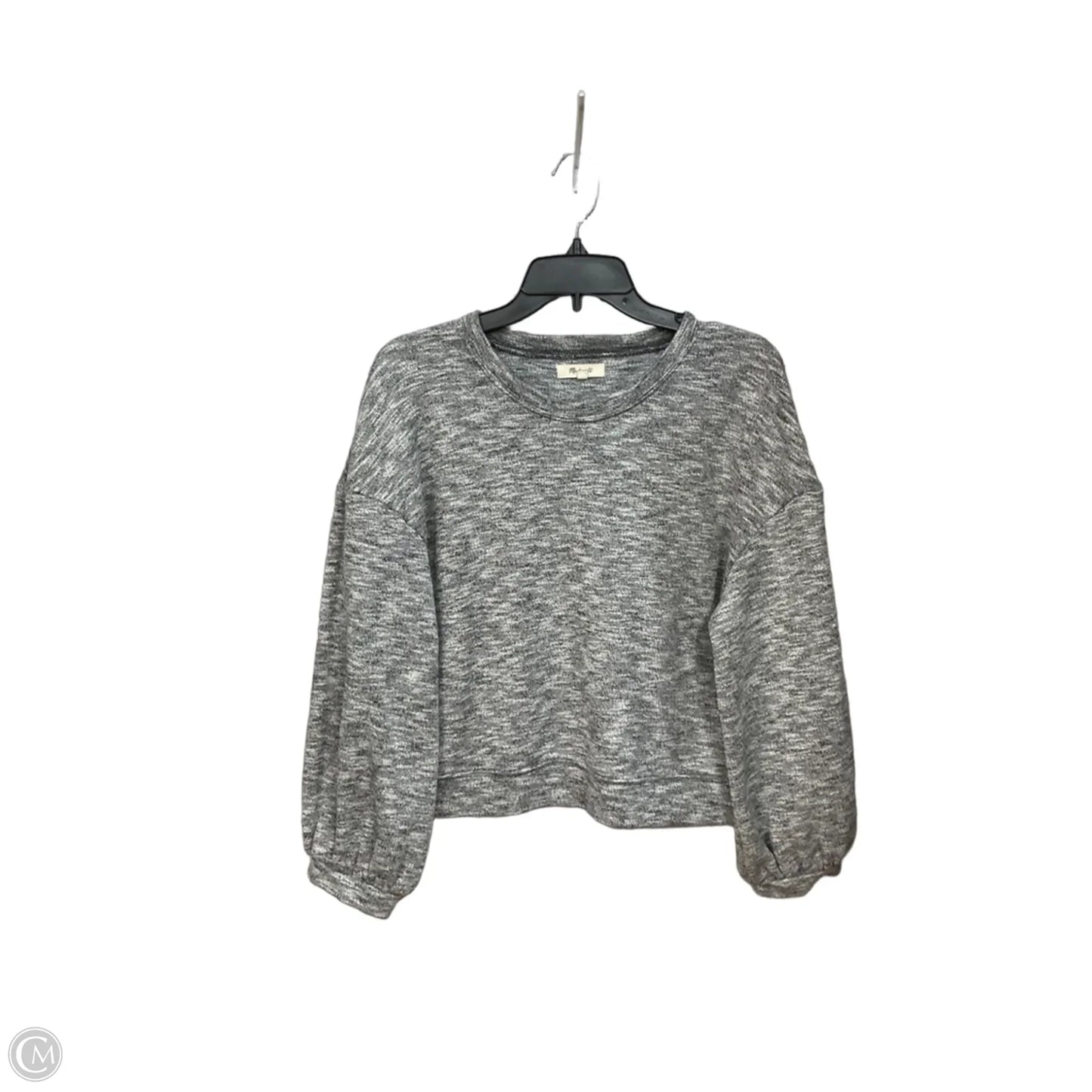 Top Long Sleeve By Madewell In Grey, Size: L