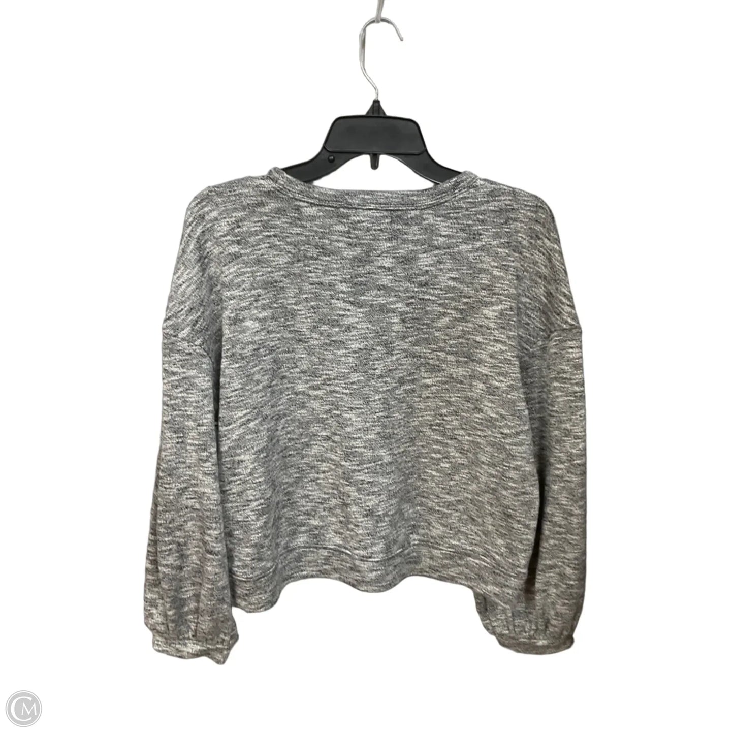 Top Long Sleeve By Madewell In Grey, Size: L