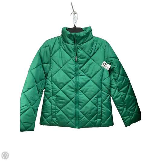 Jacket Puffer & Quilted By New York And Co In Green, Size: M