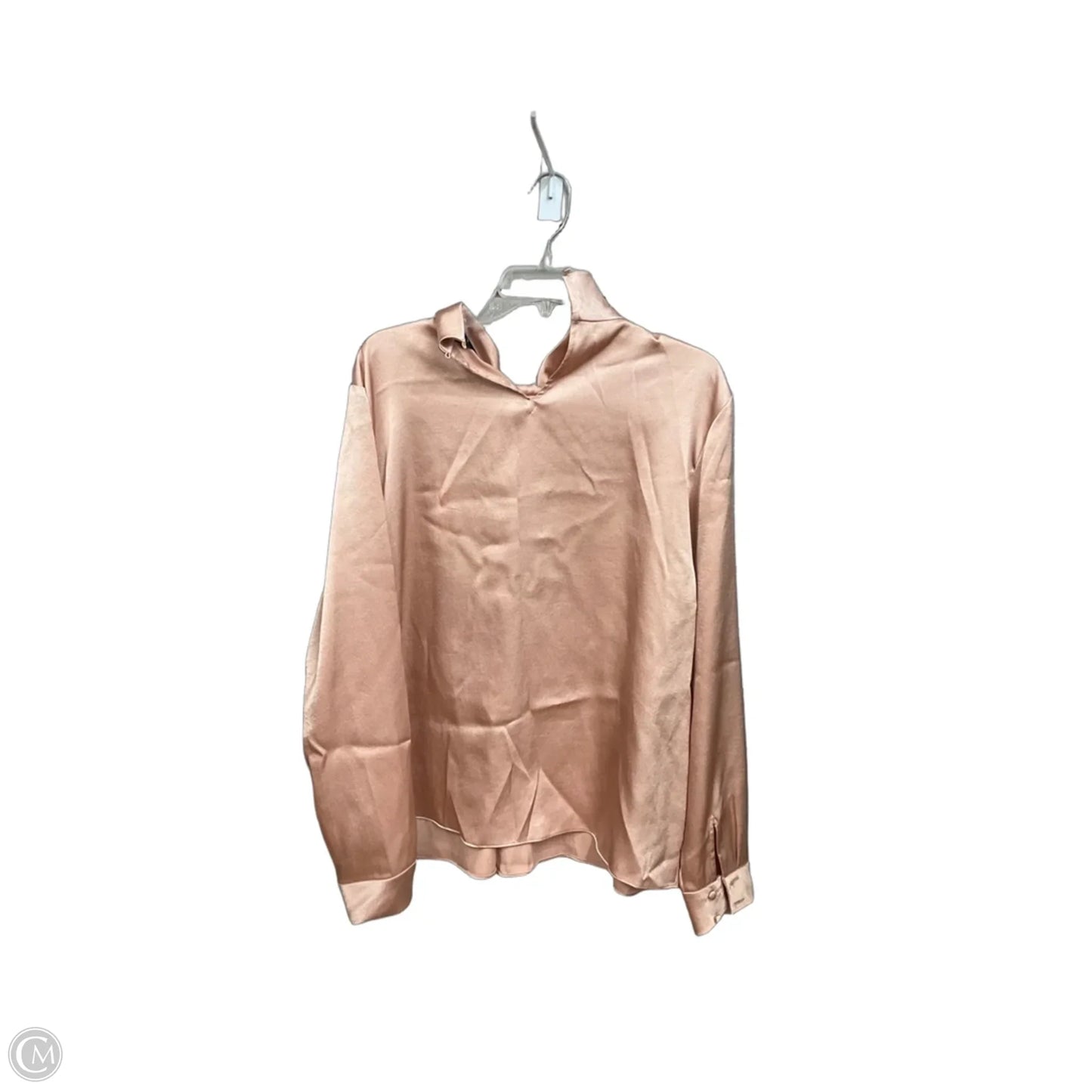 Blouse Long Sleeve By Alex Marie In Pink, Size: Xl