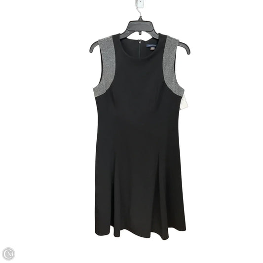 Dress Casual Midi By Tommy Hilfiger In Black & Silver, Size: S