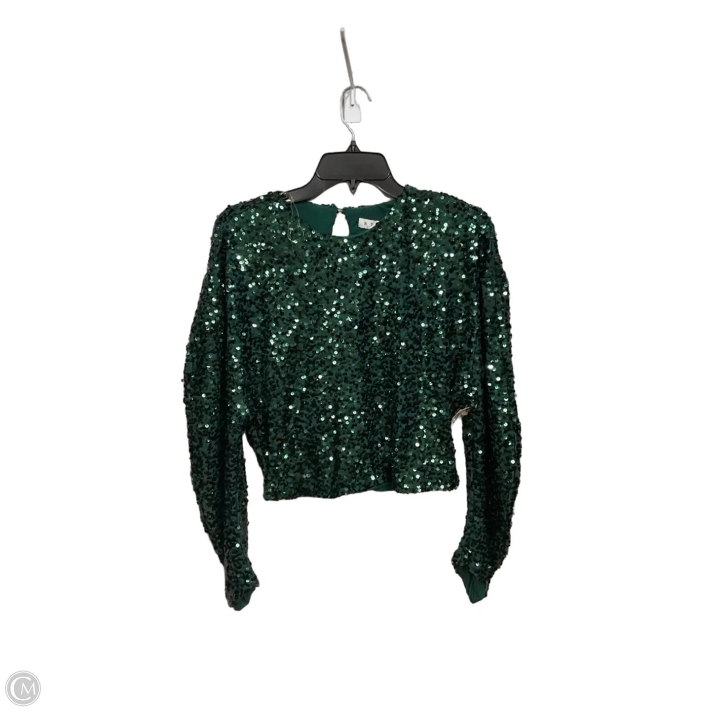 Top Long Sleeve By Hyfve In Green, Size: L