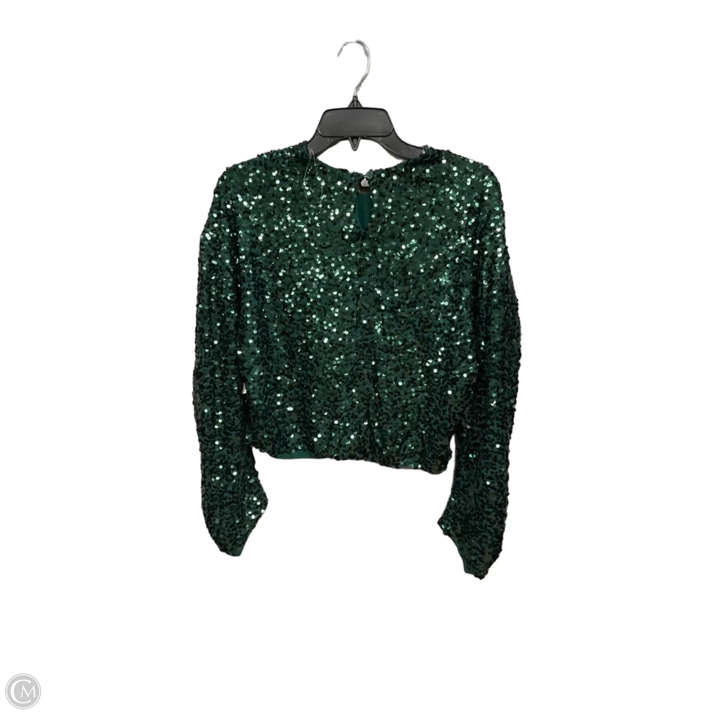 Top Long Sleeve By Hyfve In Green, Size: L