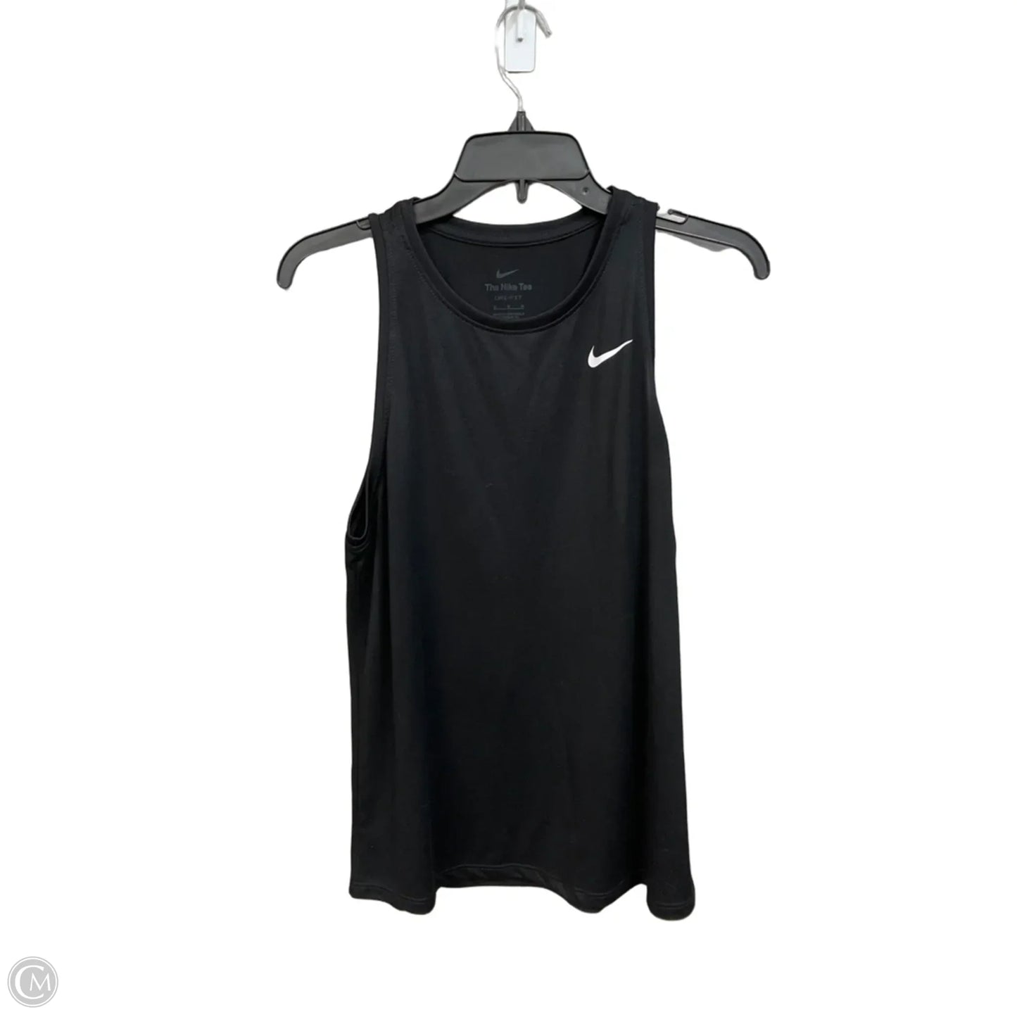 Athletic Tank Top By Nike Apparel In Black, Size: M