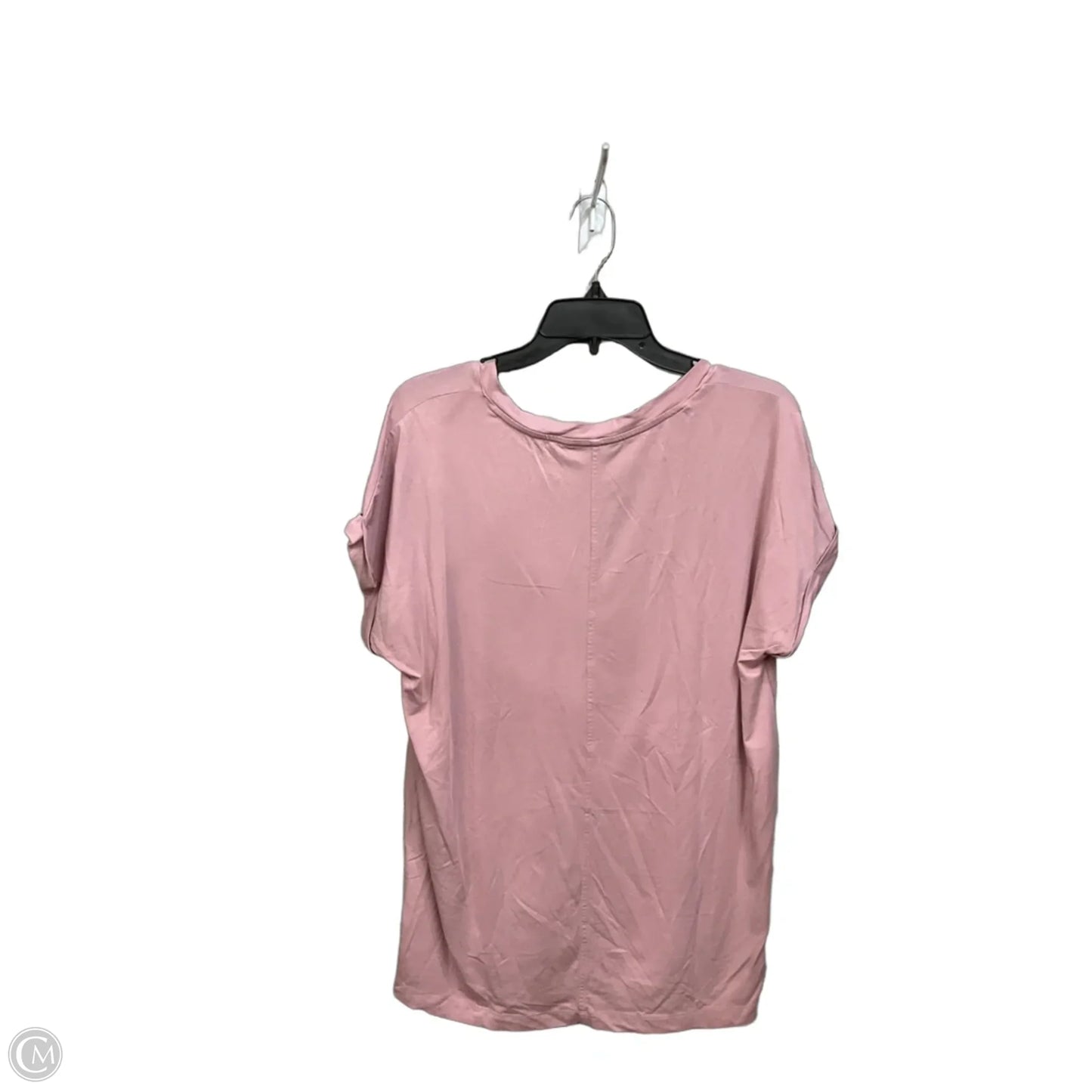Top Short Sleeve By Banana Republic In Purple, Size: L