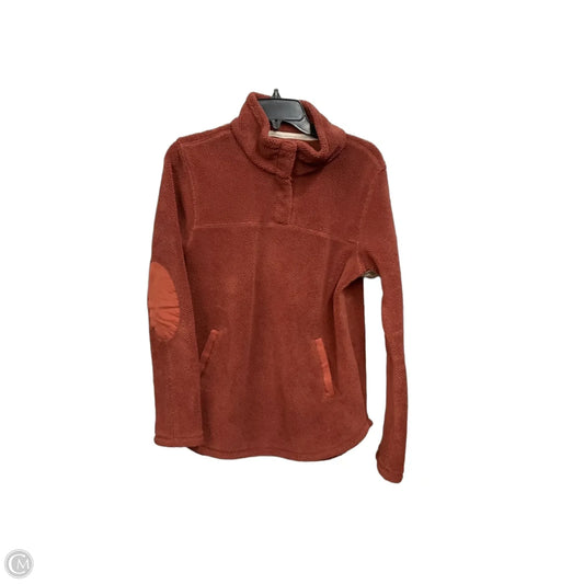 Jacket Fleece By Thread And Supply In Brown, Size: S