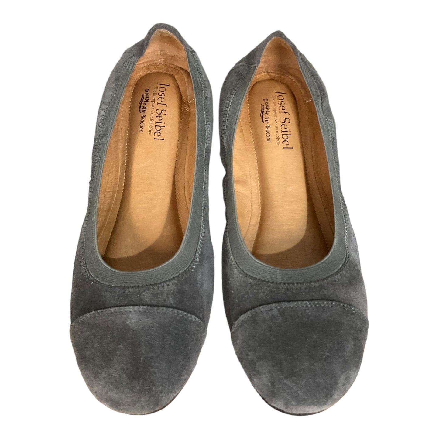 Grey Shoes Flats Josef Seibel, Size 8.5
