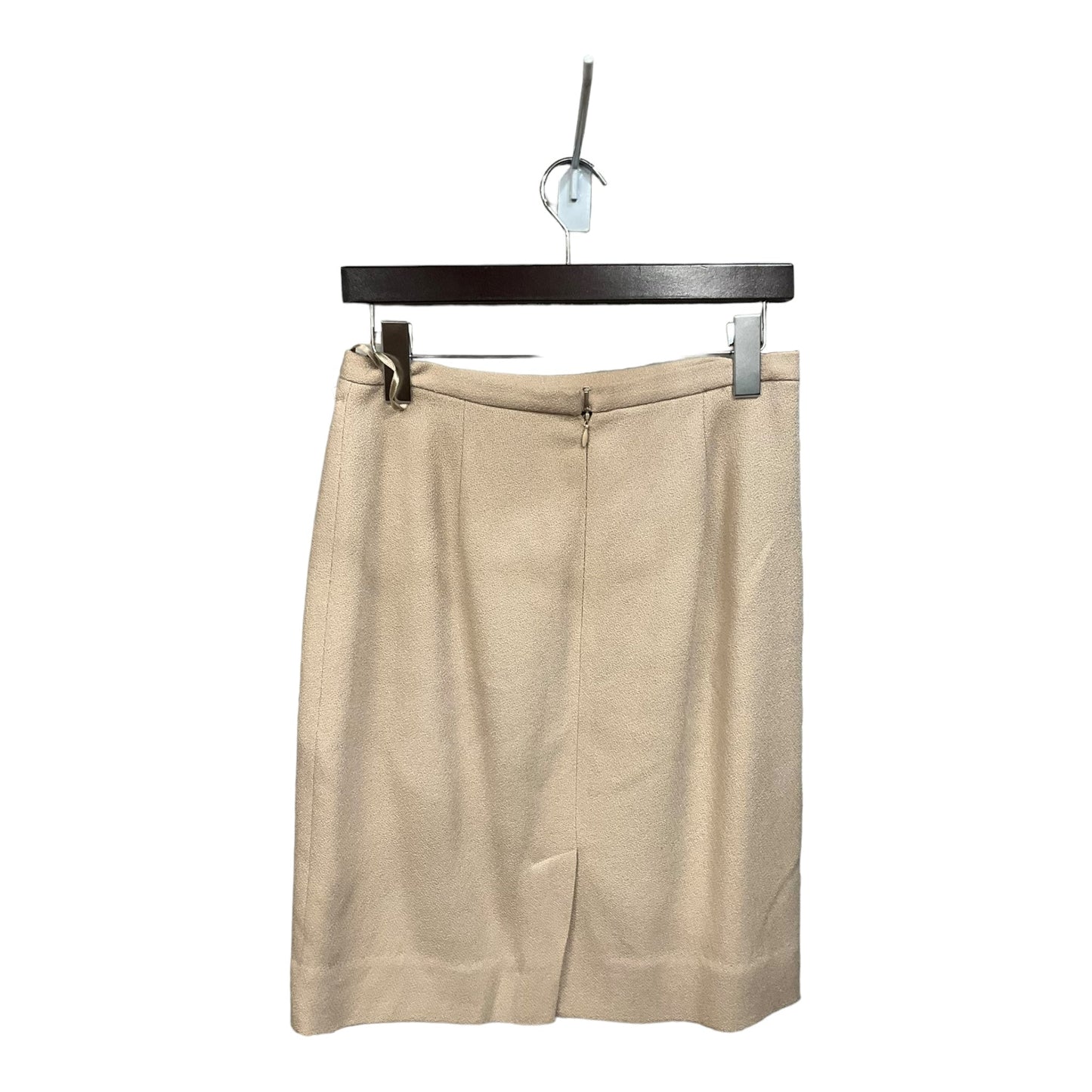 Skirt Midi By Ann Taylor In Beige, Size: M