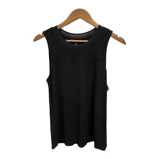 Top Short Sleeve By Banana Republic In Black, Size: S