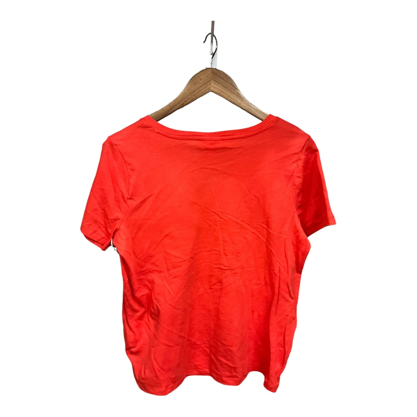 Top Short Sleeve Basic By Style And Company In Orange, Size: M