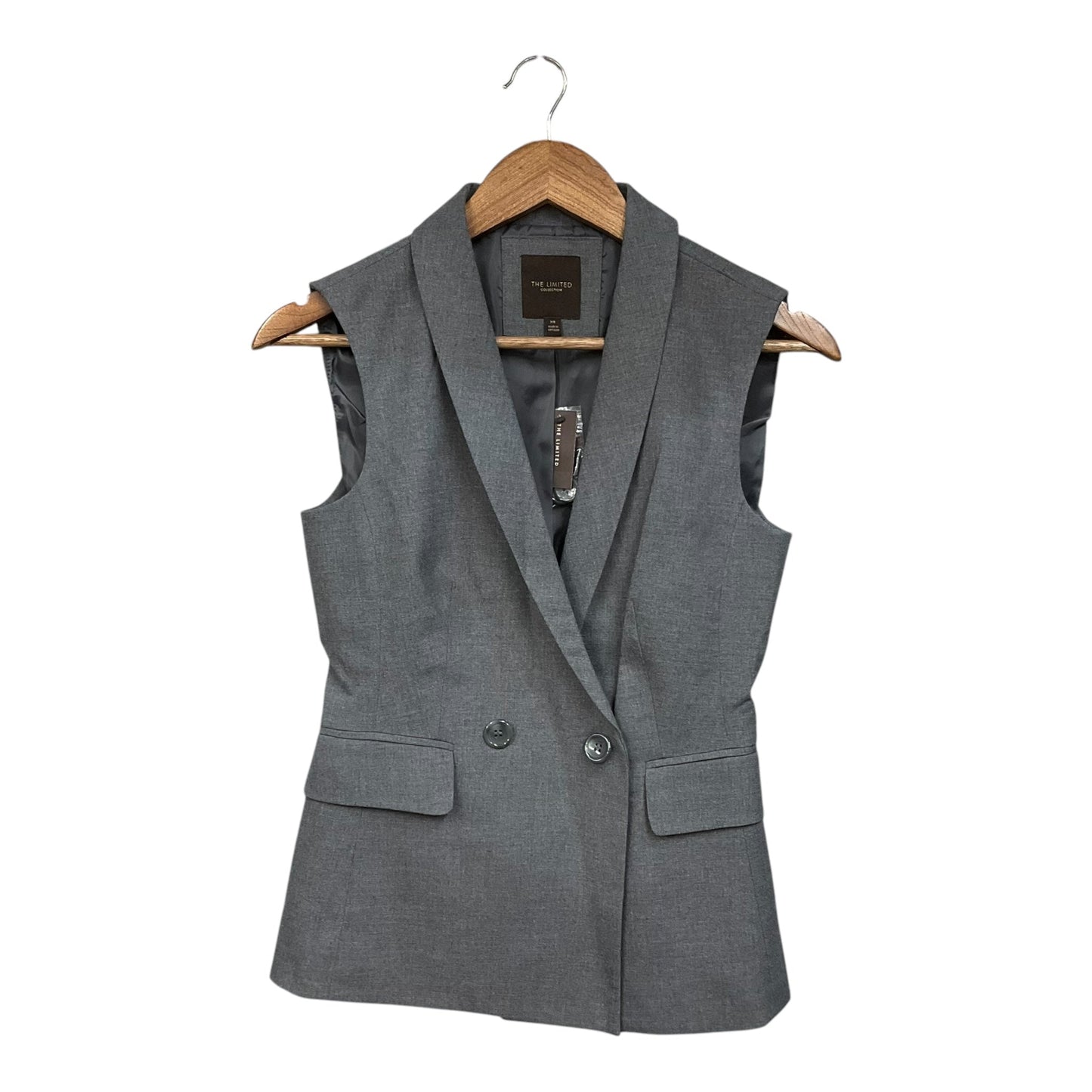 Vest Other By Limited In Grey, Size: Xs