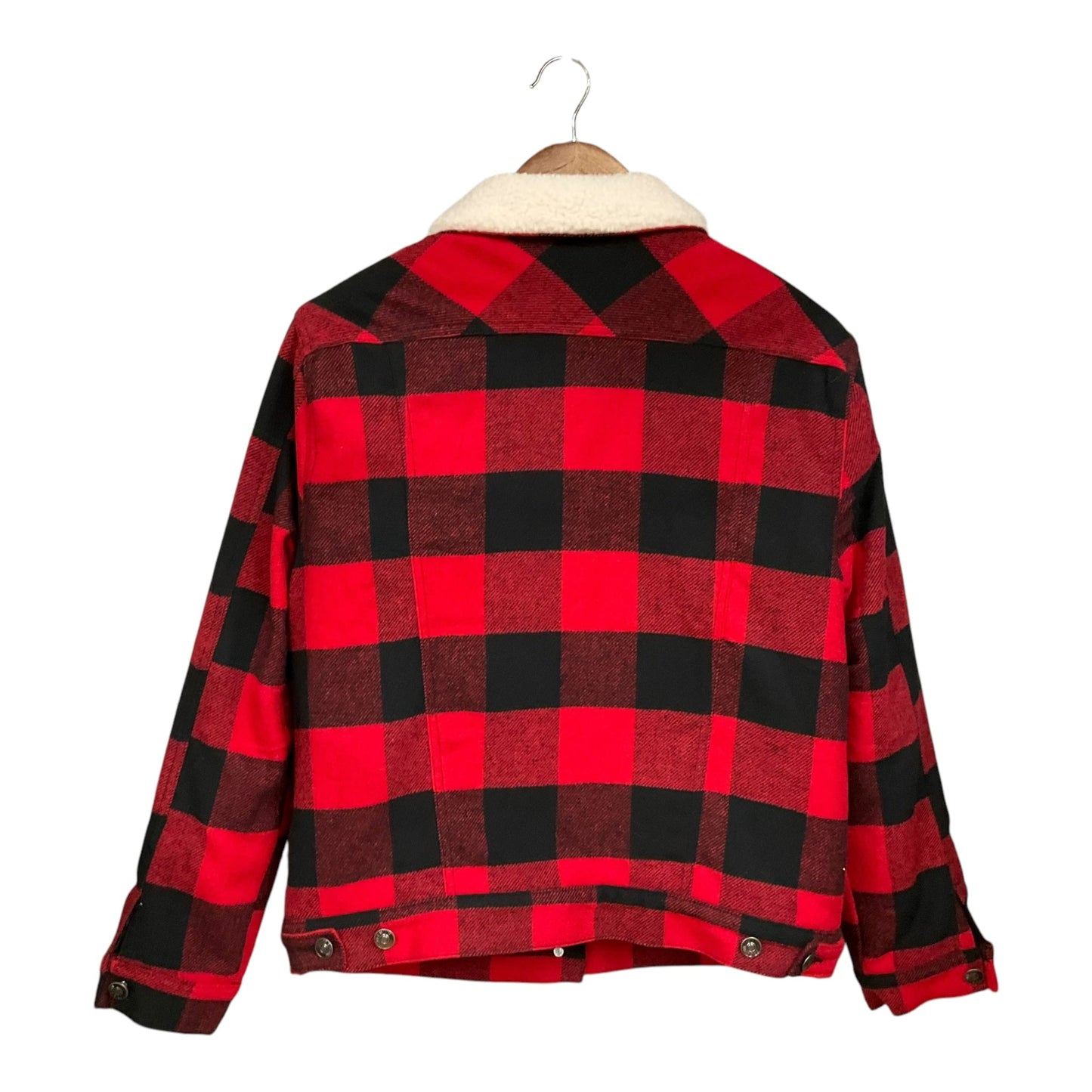 Jacket Other By Love Tree In Black & Red, Size: M