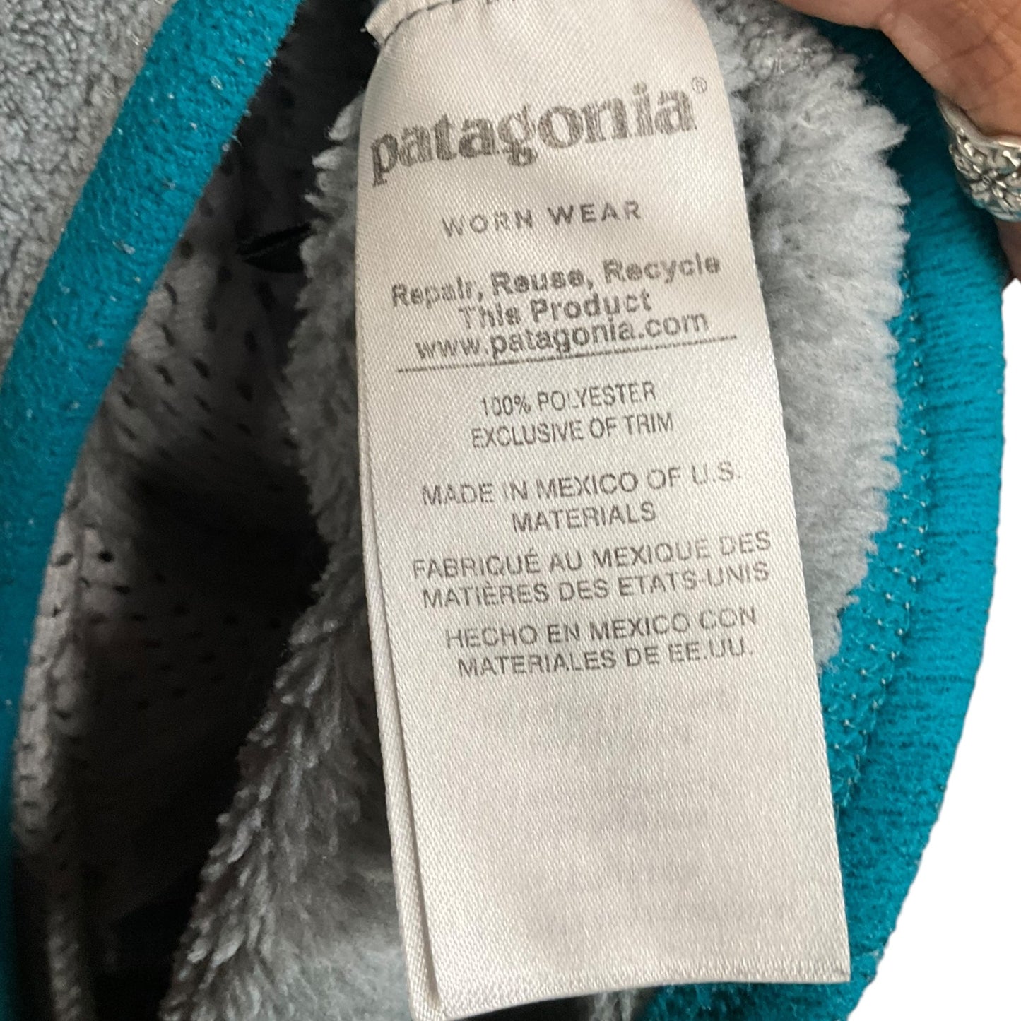 Athletic Sweatshirt Collar By Patagonia In Grey, Size: Xl