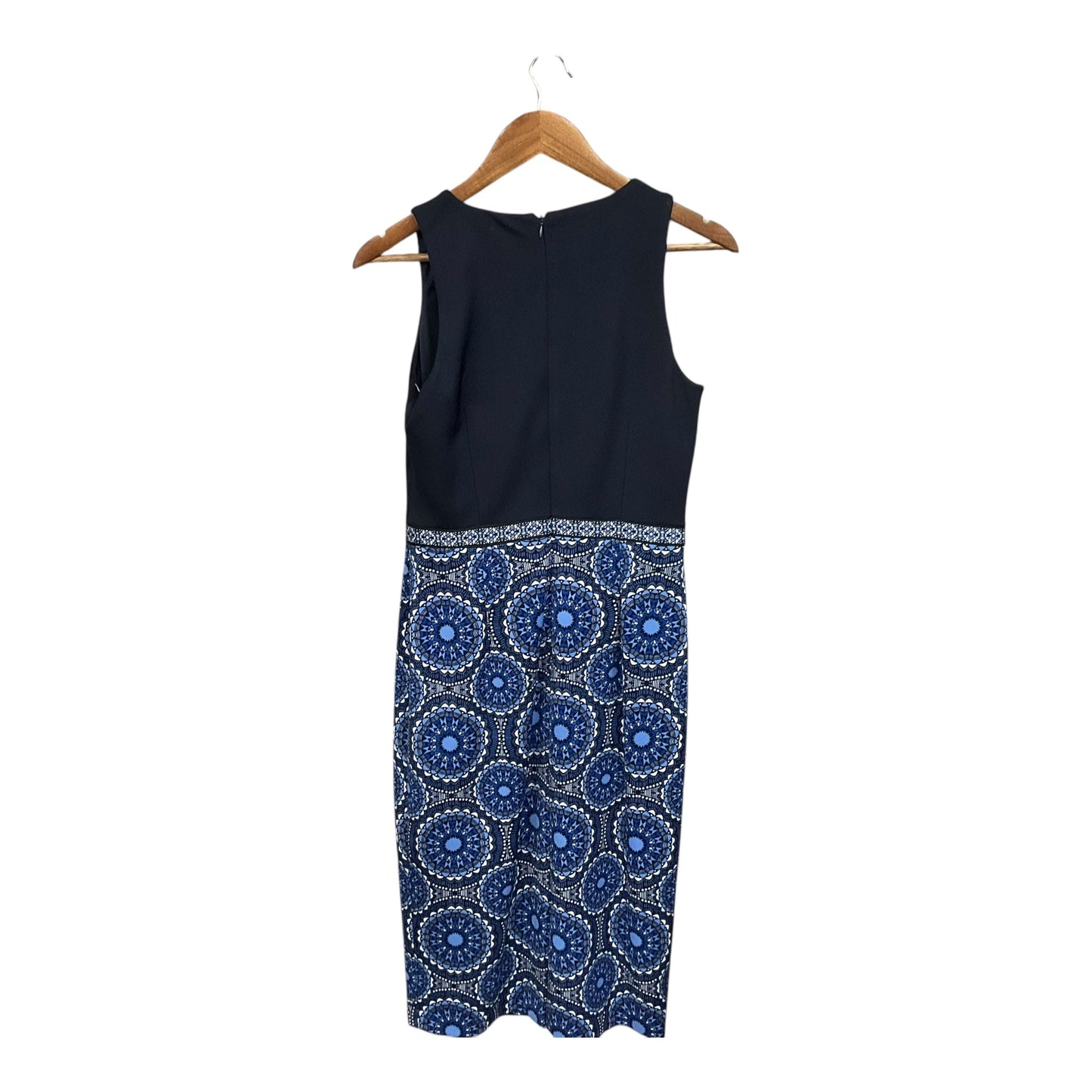 Dress Casual Midi By Maggy London In Blue, Size: M