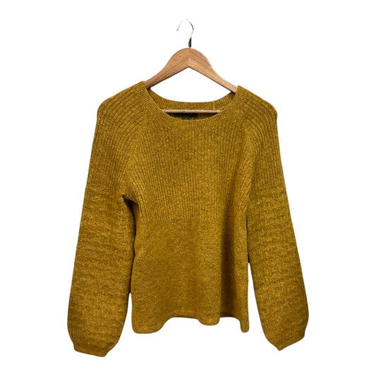 Sweater By Ann Taylor In Yellow, Size: M