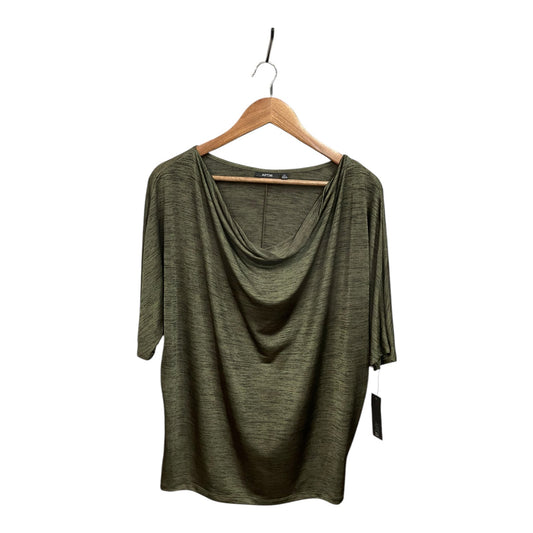 Top Short Sleeve By Apt 9 In Green, Size: Xl