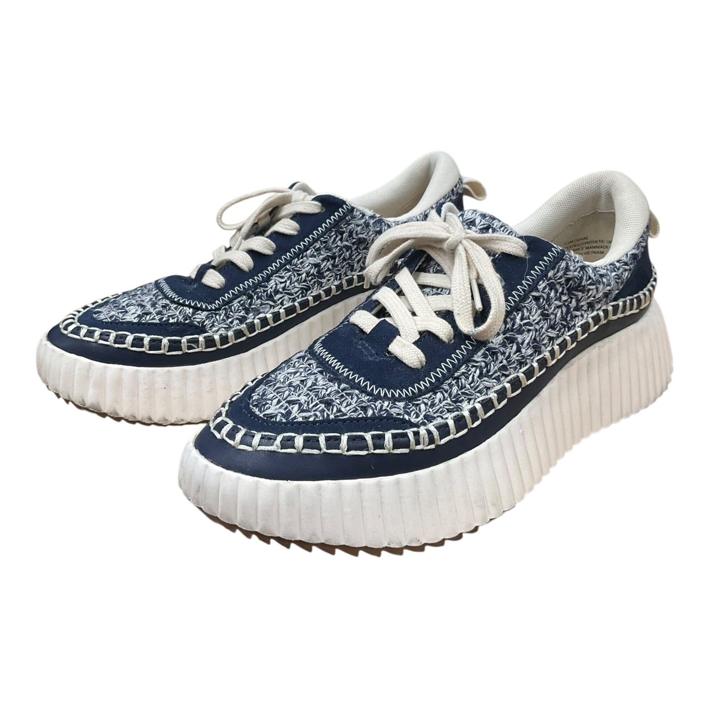 Shoes Sneakers By Dolce Vita In Blue & White, Size: 6.5