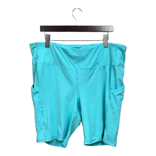 Athletic Shorts By Clothes Mentor In Aqua, Size: 3x