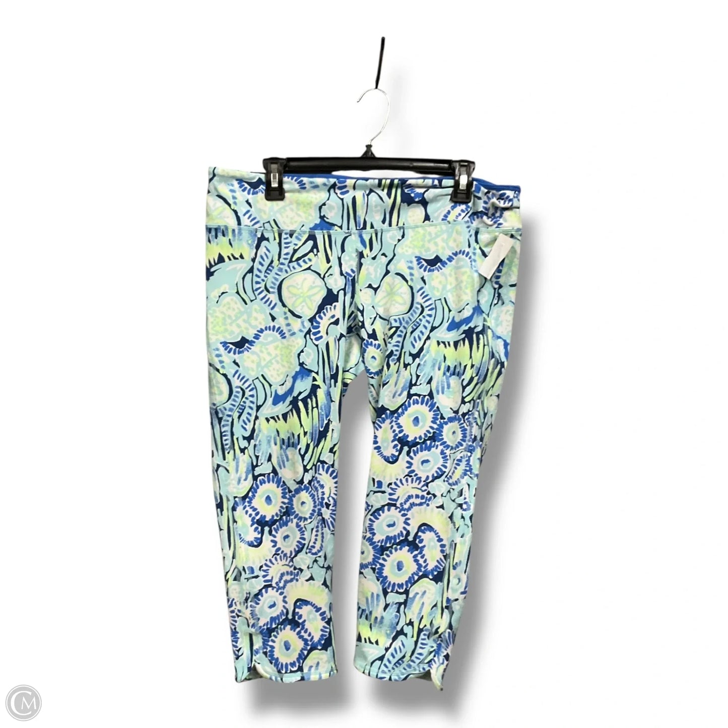 Pants Designer By Lilly Pulitzer In Blue & Green, Size: Xl