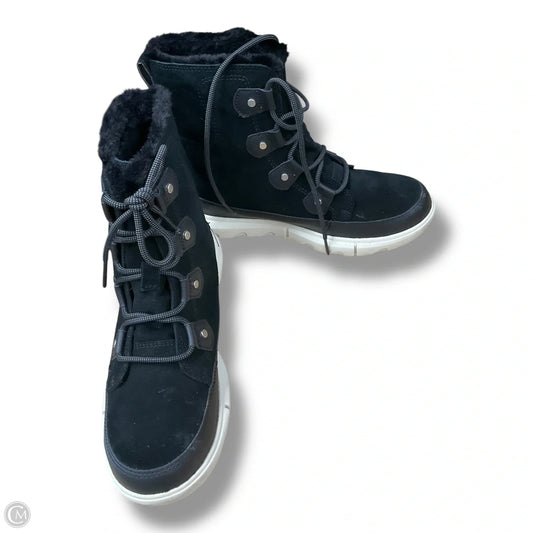 Boots Snow By Sorel In Black & White, Size: 8