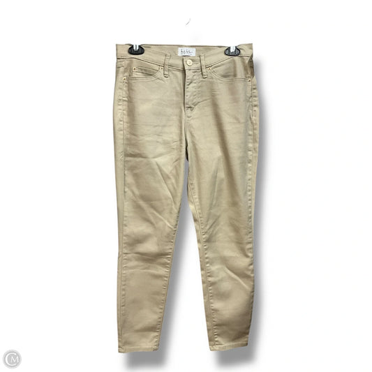 Jeans Skinny By Nicole By Nicole Miller In Tan, Size: 4