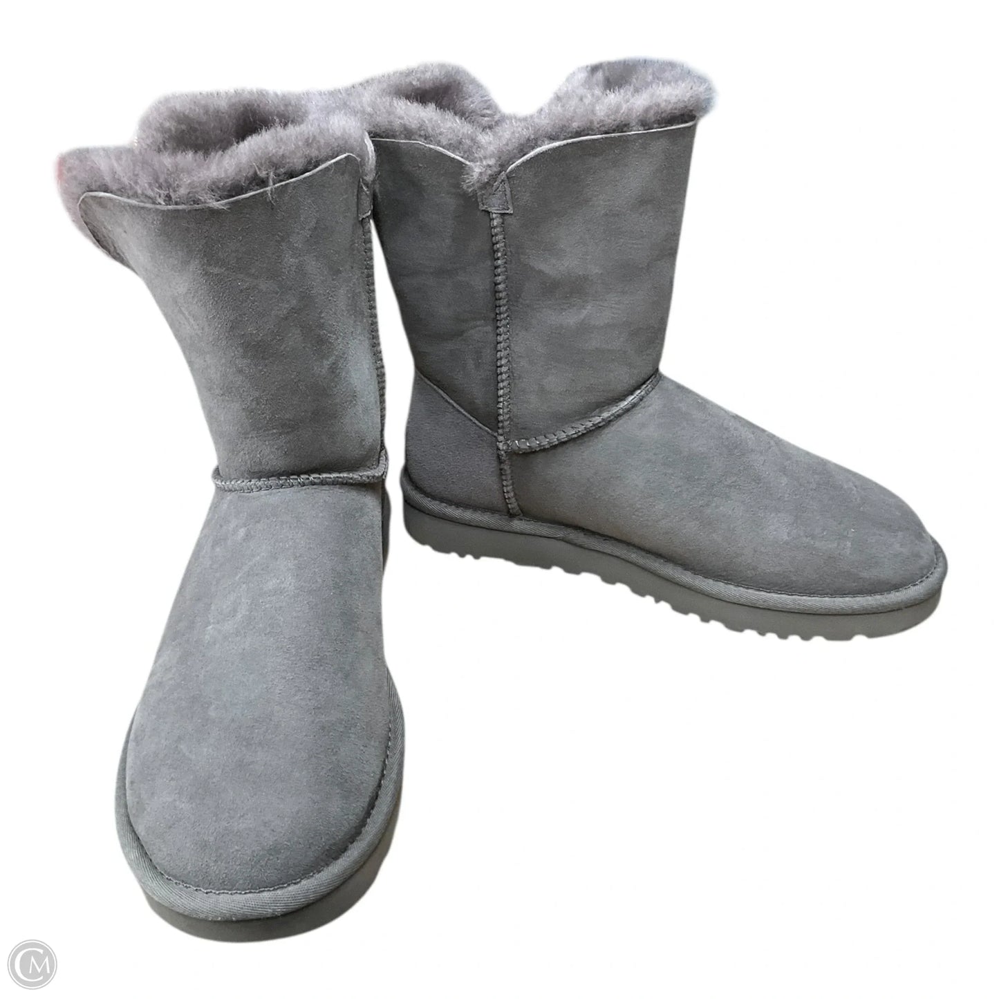 Boots Designer By Ugg In Grey, Size: 8